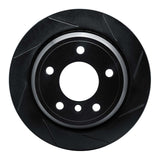 R1 Concepts 96-03 BMW 525i Rear Right Slotted Black Brake Rotor by R1 Concepts RNC-613-31044R