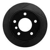 R1 Concepts 96-02 BMW Z3 Rear Left Slotted Black Brake Rotor by R1 Concepts RNC-613-31045L