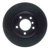 R1 Concepts 01-08 BMW 330Ci Front Left Slotted Black Brake Rotor by R1 Concepts RNC-613-31048L