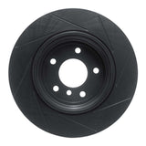 R1 Concepts 01-06 BMW 330Ci Rear Left Slotted Black Brake Rotor by R1 Concepts RNC-613-31053L