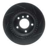 R1 Concepts 06-13 BMW 323i Rear Left Slotted Black Brake Rotor by R1 Concepts RNC-613-31068L