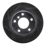 R1 Concepts 06-13 BMW 323i Rear Left Slotted Black Brake Rotor by R1 Concepts RNC-613-31068L