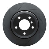 R1 Concepts 08-13 BMW 135I Rear Left Slotted Black Brake Rotor by R1 Concepts RNC-613-31090L