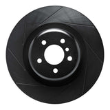 R1 Concepts 10-14 BMW X5 Rear Left Slotted Black Brake Rotor by R1 Concepts RNC-613-31148L
