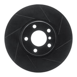 R1 Concepts 16-18 BMW X4 Left Front Slotted Black Brake Rotor by R1 Concepts RNC-613-31160D