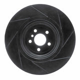R1 Concepts 16-20 BMW 740E IPerformance xDrive Rear Left Slotted Black Brake Rotor by R1 Concepts RNC-613-31162L