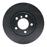R1 Concepts 11-16 Mini Cooper Countryman Front Left Slotted Black Brake Rotor by R1 Concepts RNC-613-32011L