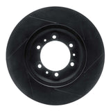 R1 Concepts 92-02 Isuzu Amigo Front Left Slotted Black Brake Rotor by R1 Concepts RNC-613-37008L
