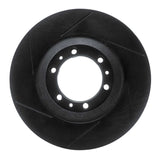 R1 Concepts 92-02 Isuzu Amigo Front Left Slotted Black Brake Rotor by R1 Concepts RNC-613-37008L