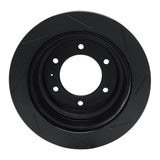 R1 Concepts 92-04 Isuzu Amigo Rear Left Slotted Black Brake Rotor by R1 Concepts RNC-613-37009L