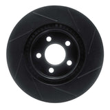 R1 Concepts 05-21 Chrysler 300 Front Left Slotted Black Brake Rotor by R1 Concepts RNC-613-39015L