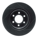 R1 Concepts 91-96 Dodge Dakota 4WD Front Left Slotted Black Brake Rotor by R1 Concepts RNC-613-40069L