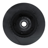 R1 Concepts 94-99 Dodge Ram 1500 Pickup Front Left Slotted Black Brake Rotor by R1 Concepts RNC-613-40076L