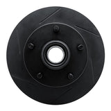 R1 Concepts 94-99 Dodge Ram 1500 Pickup Front Left Slotted Black Brake Rotor by R1 Concepts RNC-613-40076L
