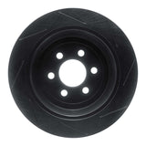 R1 Concepts 03-04 Dodge Dakota 4WD Rear Left Slotted Black Brake Rotor by R1 Concepts RNC-613-40099L