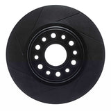 R1 Concepts 19-22 Dodge Ram 1500 Pickup Front Left Slotted Black Brake Rotor by R1 Concepts RNC-613-40120L
