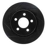 R1 Concepts 07-12 Jeep Liberty Front Left Slotted Black Brake Rotor by R1 Concepts RNC-613-42020L