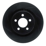 R1 Concepts 11-12 Jeep Liberty Front Left Slotted Black Brake Rotor by R1 Concepts RNC-613-42021L
