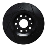 R1 Concepts 18-21 Jeep Gladiator Front Left Slotted Black Brake Rotor by R1 Concepts RNC-613-42038L