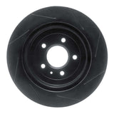 R1 Concepts 05-11 Cadillac CTS Rear Left Slotted Black Brake Rotor by R1 Concepts RNC-613-46020L