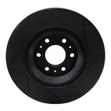 R1 Concepts 04-09 Cadillac SRX Front Left Slotted Black Brake Rotor by R1 Concepts RNC-613-46043L