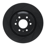 R1 Concepts 04-09 Cadillac SRX Front Left Slotted Black Brake Rotor by R1 Concepts RNC-613-46043L
