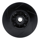 R1 Concepts 78-87 Chevrolet Chevette Front Right Slotted Black Brake Rotor by R1 Concepts RNC-613-47012R
