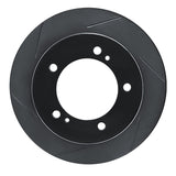 R1 Concepts 83-98 Suzuki Samurai Front Left Slotted Black Brake Rotor by R1 Concepts RNC-613-47058L