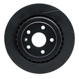R1 Concepts 15-22 Cadillac ATS Rear Left Slotted Black Brake Rotor by R1 Concepts RNC-613-47074L