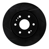 R1 Concepts 19-21 Cadillac Escalade Front Left Slotted Black Brake Rotor by R1 Concepts RNC-613-47080L