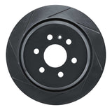 R1 Concepts 21-22 Chevrolet Canyon Rear Left Slotted Black Brake Rotor
