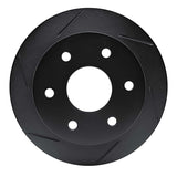 R1 Concepts 88-00 Chevrolet Blazer Front Left Slotted Black Brake Rotor by R1 Concepts RNC-613-48008L