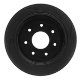 R1 Concepts 97-04 Ford F-150 2WD Rear Left Slotted Black Brake Rotor by R1 Concepts RNC-613-54151L