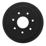 R1 Concepts 97-04 Ford F-150 2WD Rear Left Slotted Black Brake Rotor by R1 Concepts RNC-613-54151L