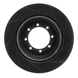 R1 Concepts 11-21 Ford F-350 Super Duty 2WD Rear Left Slotted Black Brake Rotor by R1 Concepts RNC-613-54225L