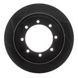 R1 Concepts 11-21 Ford F-350 Super Duty 2WD Rear Left Slotted Black Brake Rotor by R1 Concepts RNC-613-54225L