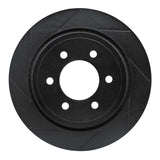 R1 Concepts 15-17 Ford F-150 2WD Rear Left Slotted Black Brake Rotor by R1 Concepts RNC-613-54231L