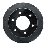 R1 Concepts 19-21 Ford Bronco Rear Right Slotted Black Brake Rotor by R1 Concepts RNC-613-54276R