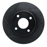 R1 Concepts 95-02 Ford Contour Front Left Slotted Black Brake Rotor by R1 Concepts RNC-613-56013L