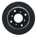 R1 Concepts 87-90 Acura Legend Rear Right Slotted Black Brake Rotor by R1 Concepts RNC-613-58002R