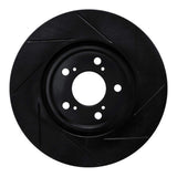 R1 Concepts 05-12 Acura RL Front Left Slotted Black Brake Rotor by R1 Concepts RNC-613-58021L