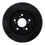 R1 Concepts 05-12 Acura RL Front Left Slotted Black Brake Rotor by R1 Concepts RNC-613-58021L