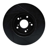 R1 Concepts 99-14 Honda Accord Coupe Front Left Slotted Black Brake Rotor by R1 Concepts RNC-613-59043L
