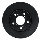 R1 Concepts 05-10 Honda Odyssey Front Right Slotted Black Brake Rotor by R1 Concepts RNC-613-59049R