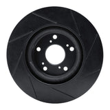 R1 Concepts 12-16 Honda CR-V Front Left Slotted Black Brake Rotor by R1 Concepts RNC-613-59057L