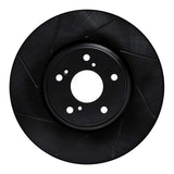 R1 Concepts 16-21 Honda Accord Coupe Front Left Slotted Black Brake Rotor by R1 Concepts RNC-613-59063L