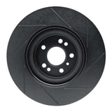 R1 Concepts 06-12 Mercedes-Benz ML320 Front Left Slotted Black Brake Rotor by R1 Concepts RNC-613-63128L