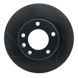 R1 Concepts 08-18 Mercedes-Benz G500 Front Left Slotted Black Brake Rotor by R1 Concepts RNC-613-63135L