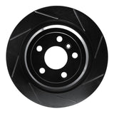 R1 Concepts 12-18 Mercedes-Benz GLE300D Rear Right Slotted Black Brake Rotor by R1 Concepts RNC-613-63143R