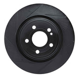 R1 Concepts 20-21 Mercedes-Benz CLA250 Rear Left Slotted Black Brake Rotor by R1 Concepts RNC-613-63187L